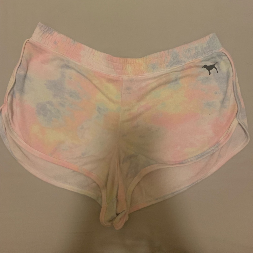 Terry Cloth Victoria’s Secret PINK tie dye shorts
